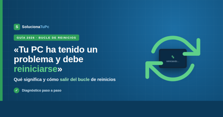 «Tu PC ha tenido un problema y debe reiniciarse»: qué significa y cómo arreglarlo