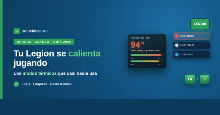 El Lenovo Legion 5 se calienta mucho jugando: cómo enfriarlo