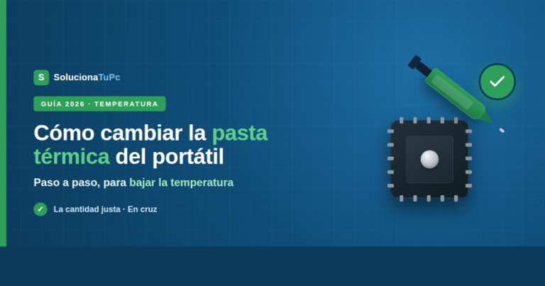 Cómo cambiar la pasta térmica de un portátil paso a paso