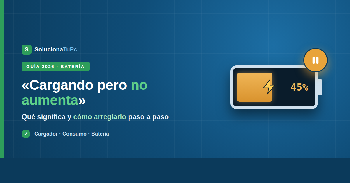 «Cargando pero no aumenta»: qué significa y cómo arreglarlo