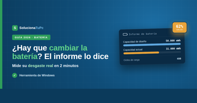 Cómo saber si tienes que cambiar la batería del portátil