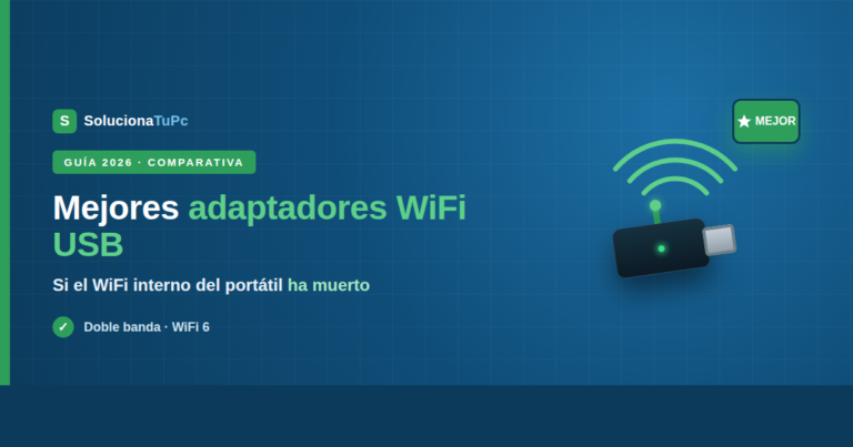 Mejores adaptadores WiFi USB si el interno del portátil ha muerto