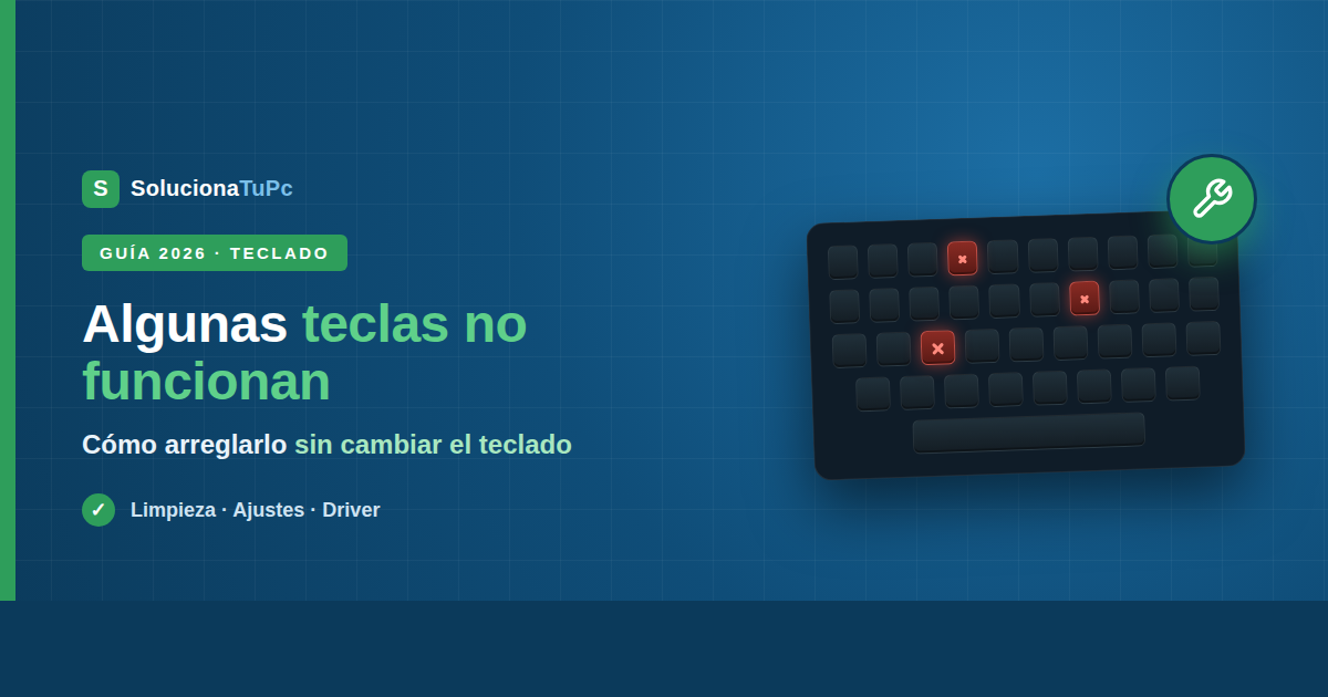 Algunas teclas del portátil no funcionan